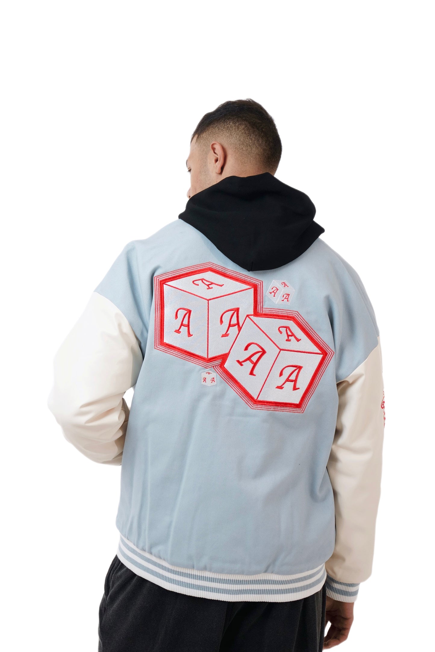BABY BLUE - VARSITY JACKET