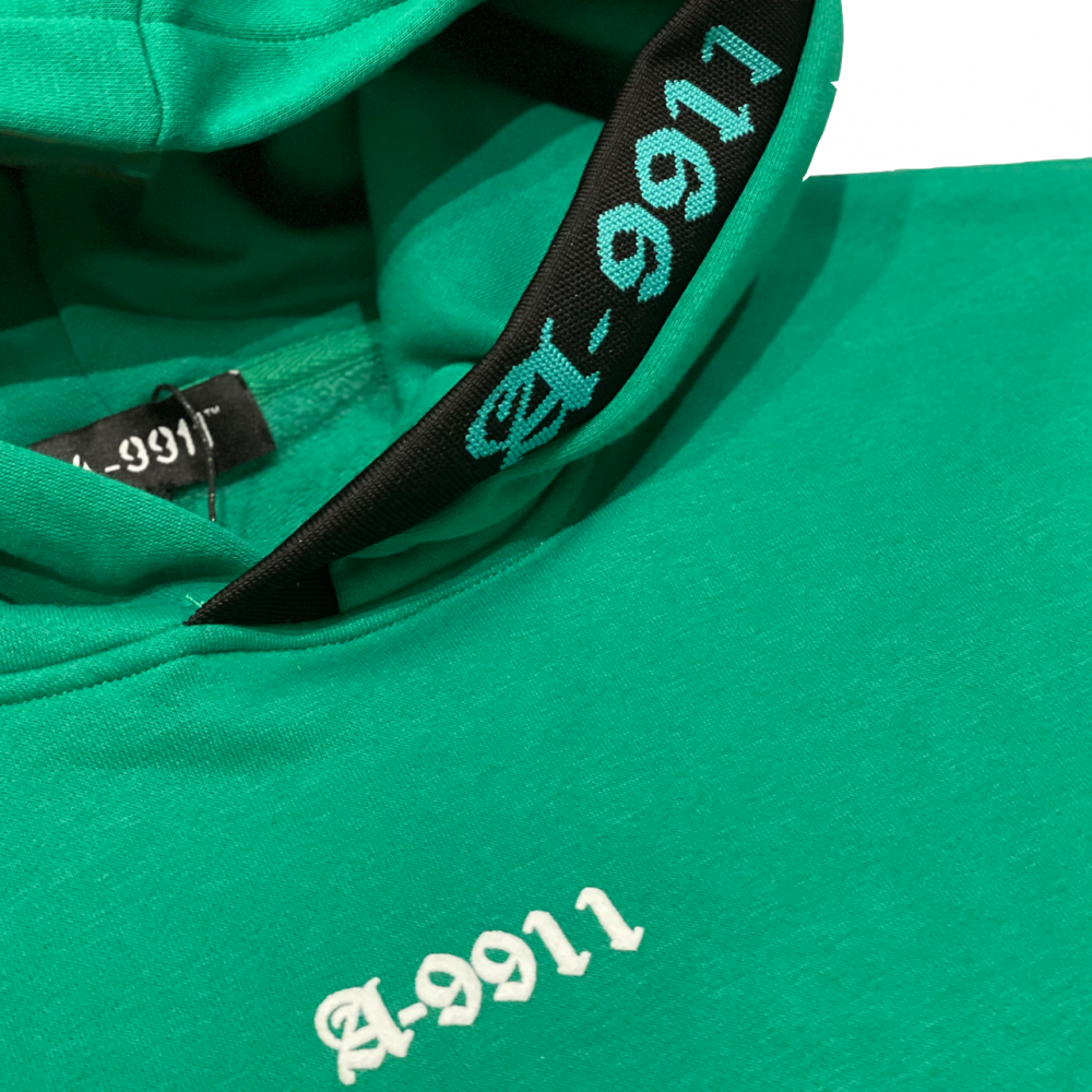 CLASSIC - GREEN HOODIE