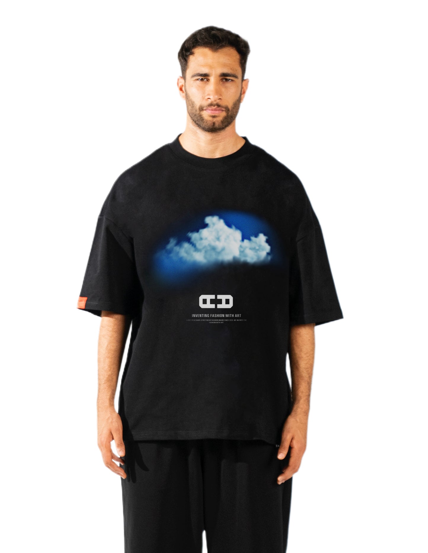 CLOUDS - BLACK T-SHIRT