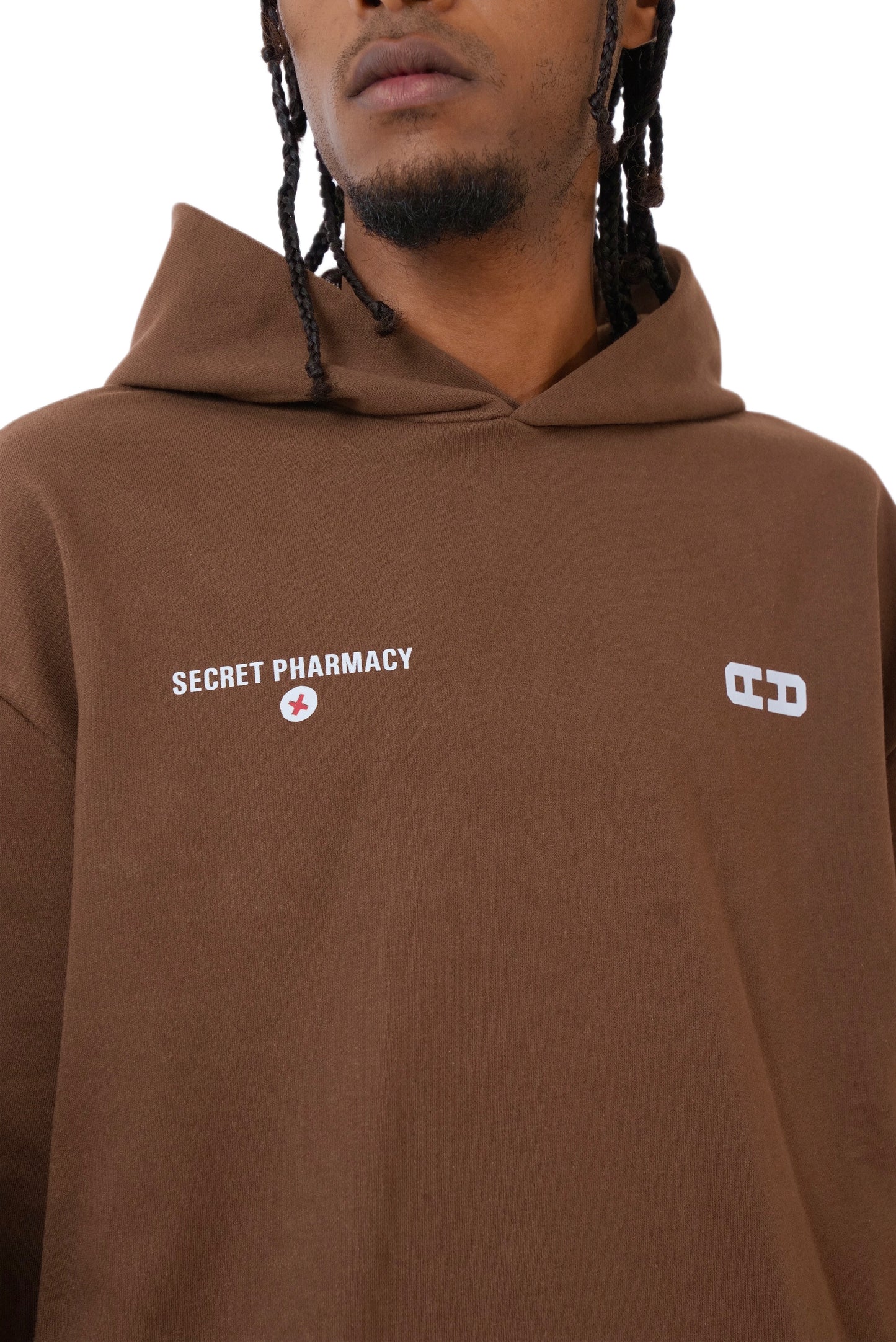 SADNESS RESCUE - BROWN HOODIE