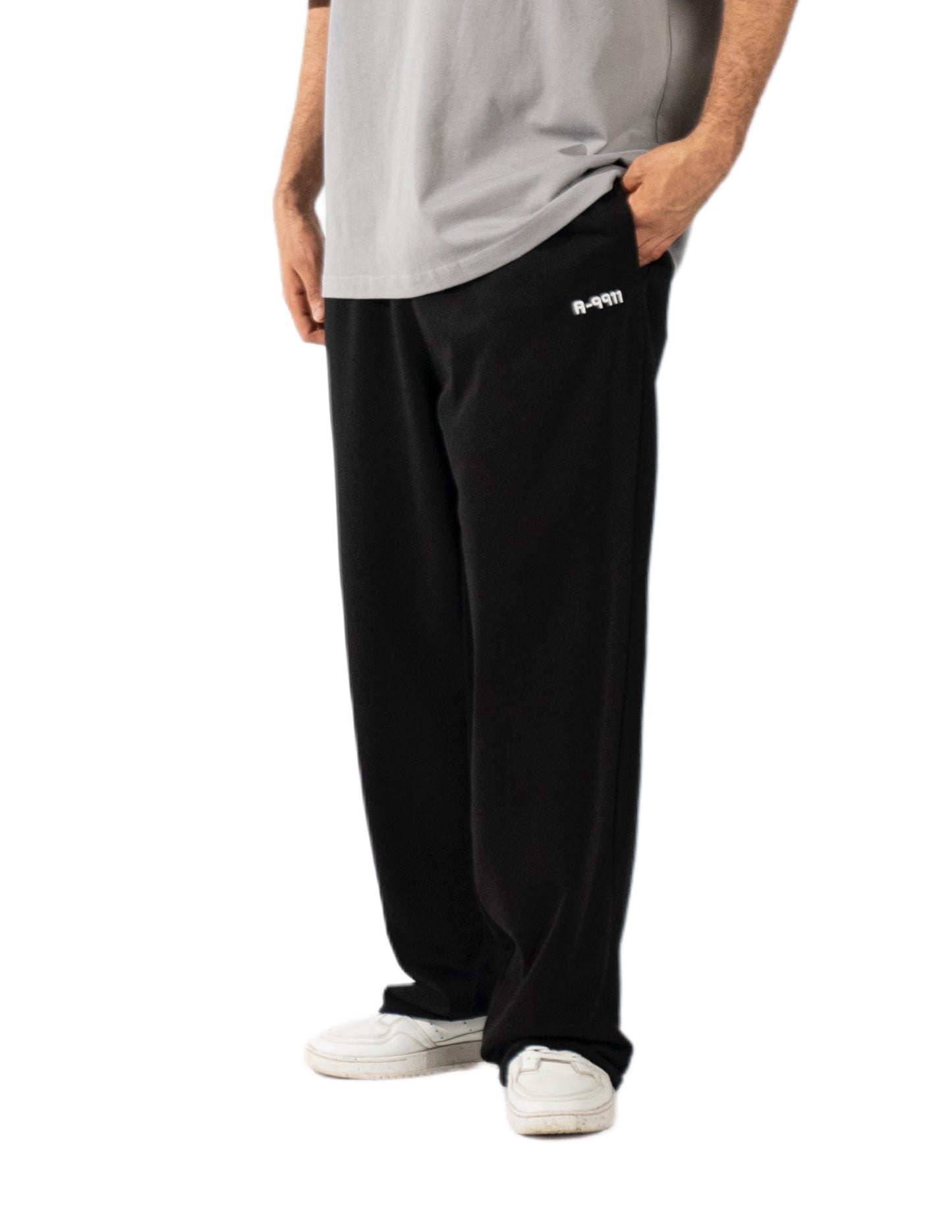 CLASSIC - BLACK WIDE LEG PANTS