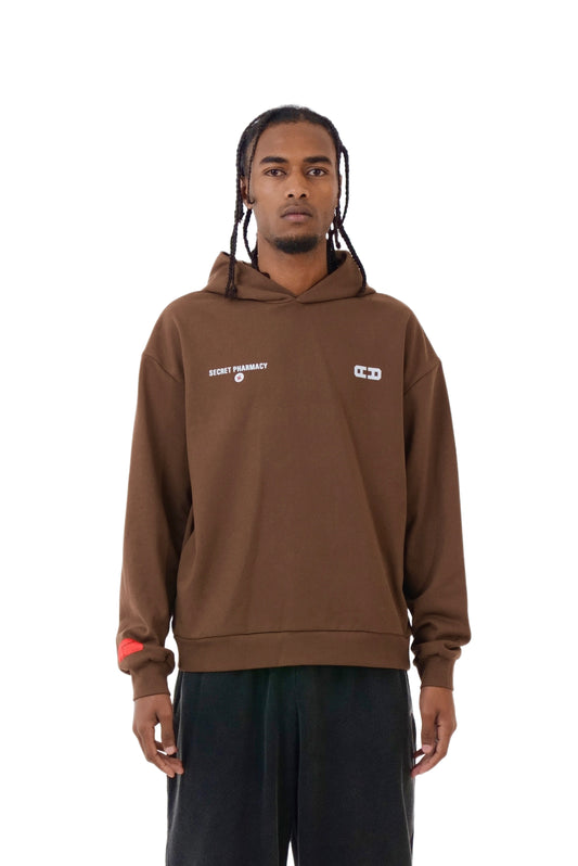 SADNESS RESCUE - BROWN HOODIE
